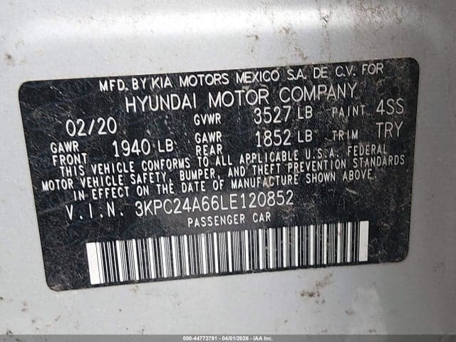 2020 HYUNDAI ACCENT SE 9
