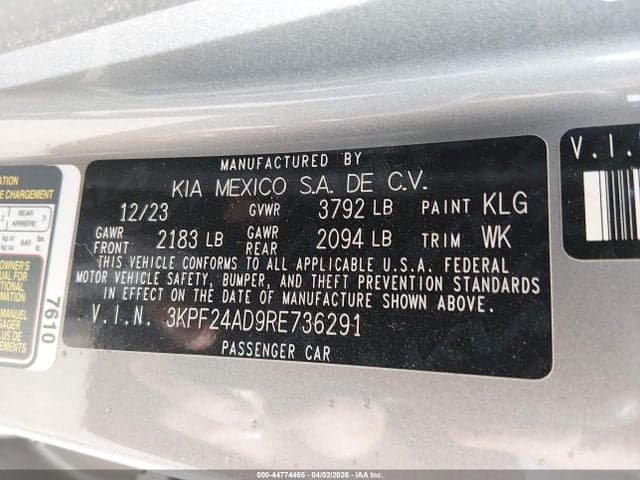 2024 KIA FORTE LXS 9