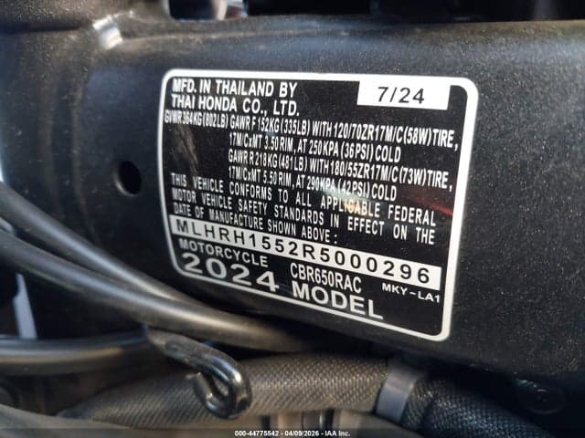 2024 HONDA CBR650 R 10
