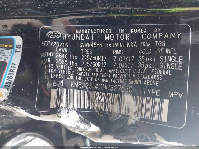 2017 HYUNDAI TUCSON SE 9