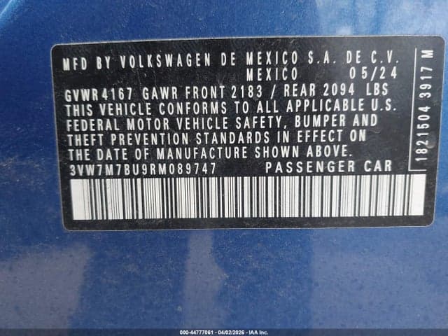 2024 VOLKSWAGEN JETTA 1.5T SE 9