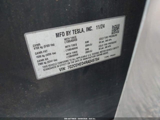 2024 TESLA CYBERTRUCK ALL-WHEEL DRIVE 9