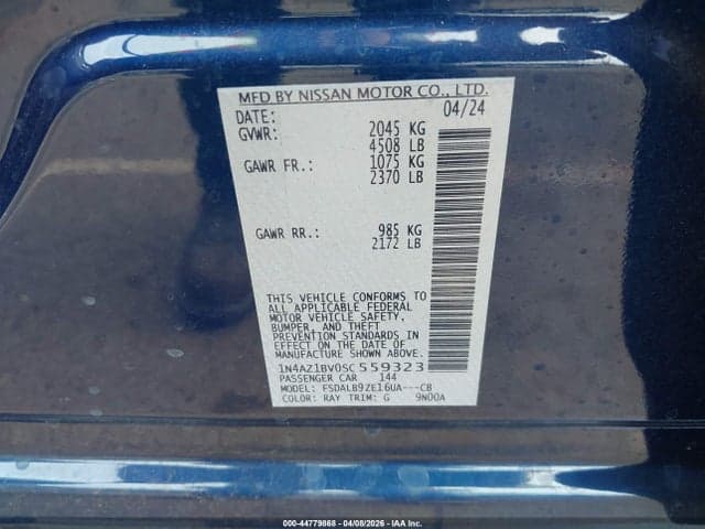 2025 NISSAN LEAF S 9
