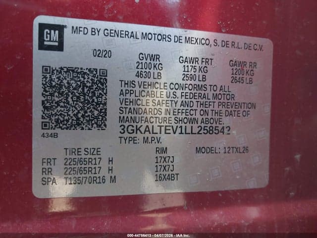 2020 GMC TERRAIN AWD SLE 9