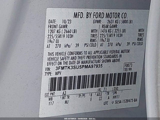 2023 FORD MUSTANG MACH-E PREMIUM 9