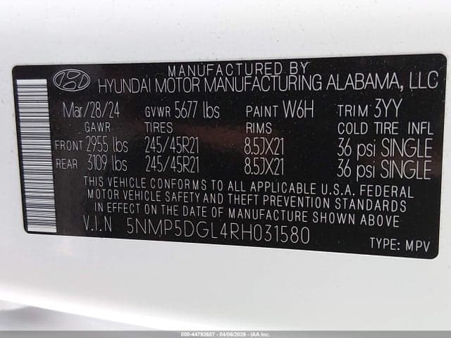 2024 HYUNDAI SANTA FE CALLIGRAPHY 9