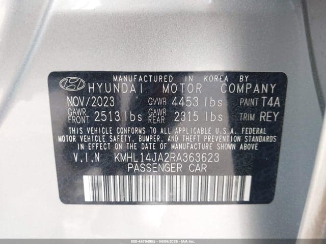 2024 HYUNDAI SONATA SEL 9