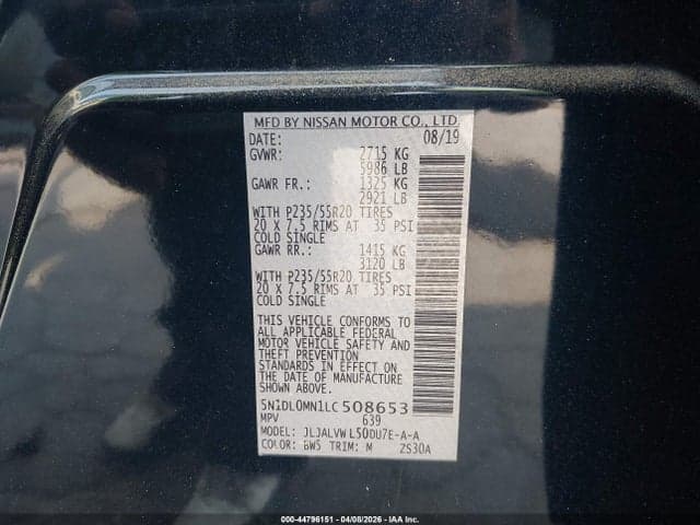 2020 INFINITI QX60 LUXE 9