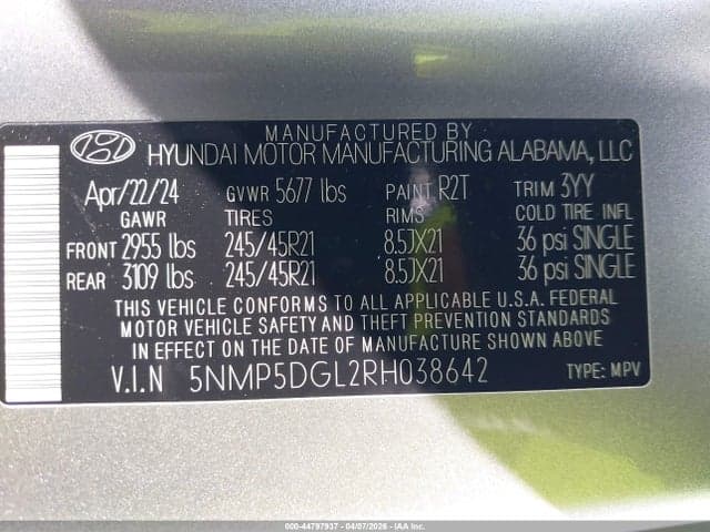 2024 HYUNDAI SANTA FE CALLIGRAPHY 9