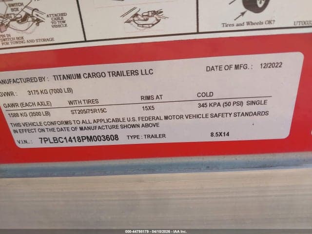 2023 TITANIUM CARGO 9