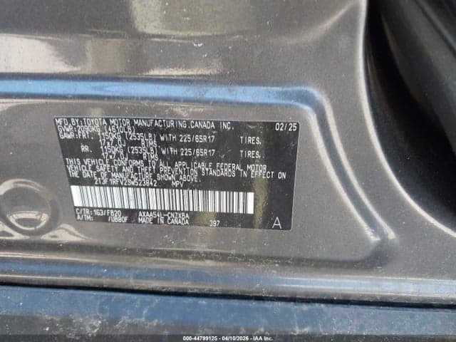 2025 TOYOTA RAV4 LE 9