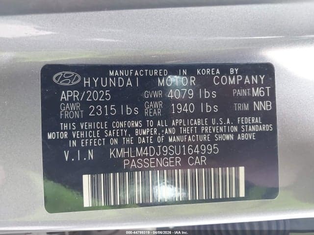 2025 HYUNDAI ELANTRA HYBRID BLUE 9