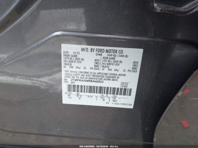 2024 FORD EDGE SEL 9