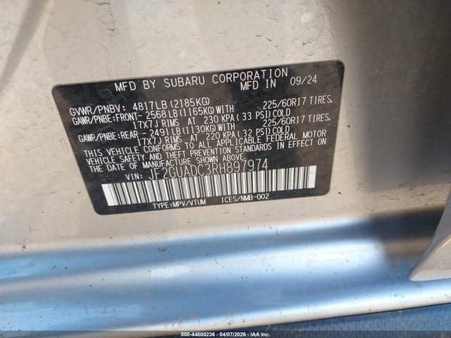 2024 SUBARU CROSSTREK PREMIUM 9