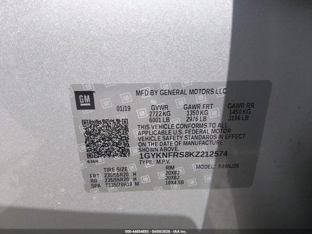 2019 CADILLAC XT5 PREMIUM LUXURY 9