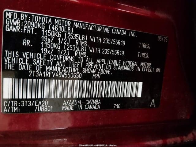 2025 TOYOTA RAV4 XLE PREMIUM 9
