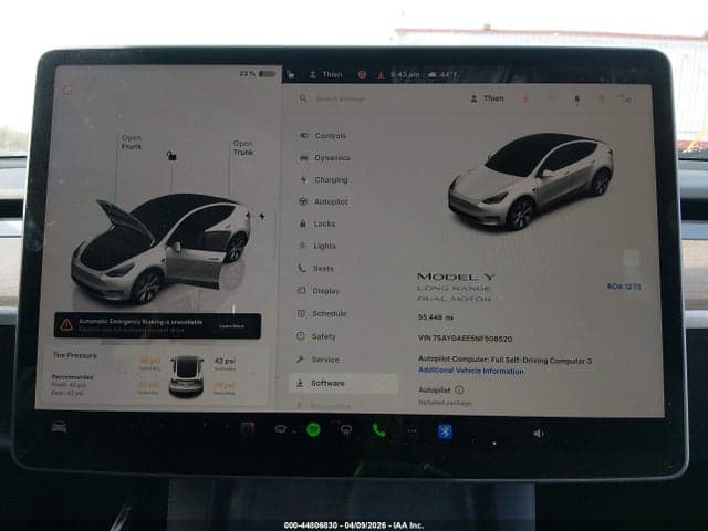 2022 TESLA MODEL Y LONG RANGE DUAL MOTOR ALL-WHEEL DRIVE 19