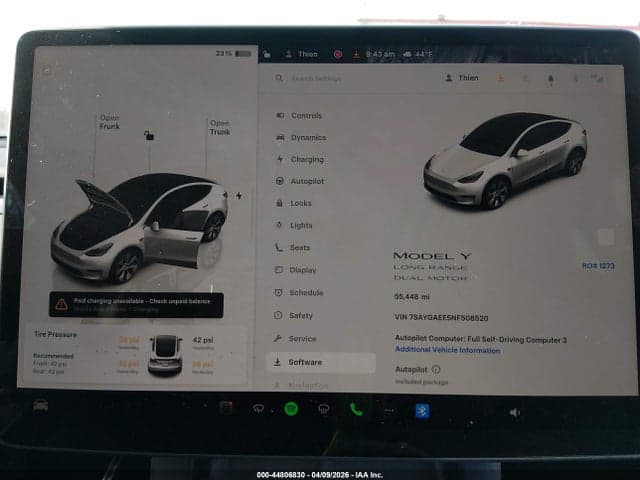 2022 TESLA MODEL Y LONG RANGE DUAL MOTOR ALL-WHEEL DRIVE 7