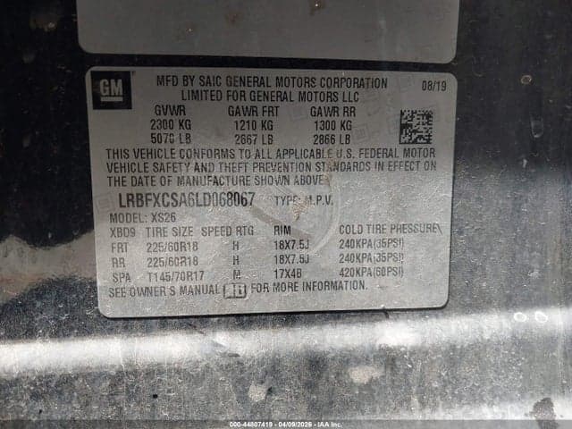 2020 BUICK ENVISION FWD ESSENCE 9