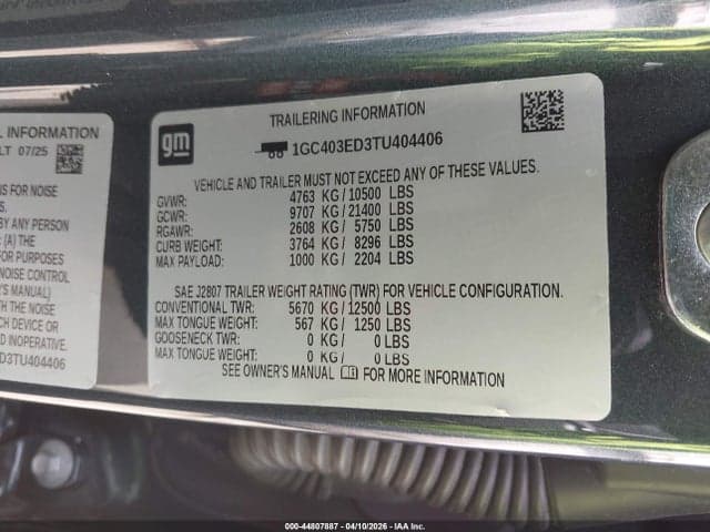 2026 CHEVROLET SILVERADO EV TRAIL BOSS - EXTENDED RANGE 4WD 9