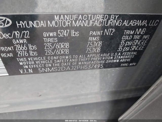2023 HYUNDAI SANTA FE SEL 9