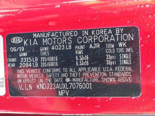 2020 KIA SOUL LX 9
