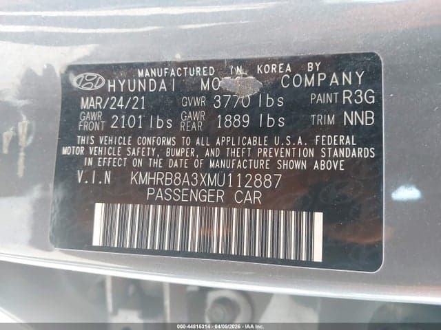 2021 HYUNDAI VENUE SE 9
