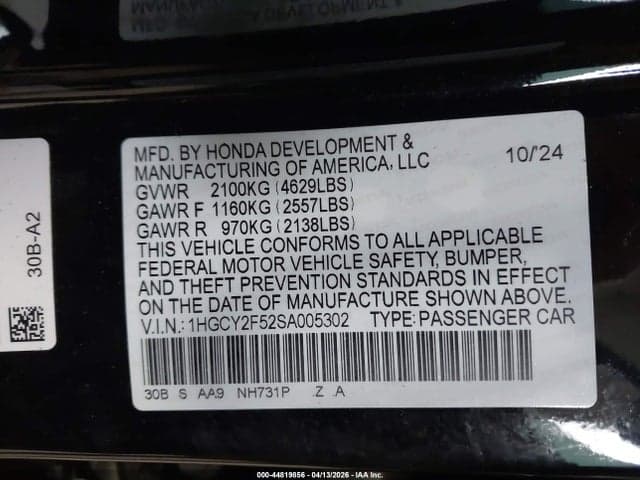 2025 HONDA ACCORD HYBRID SPORT 9