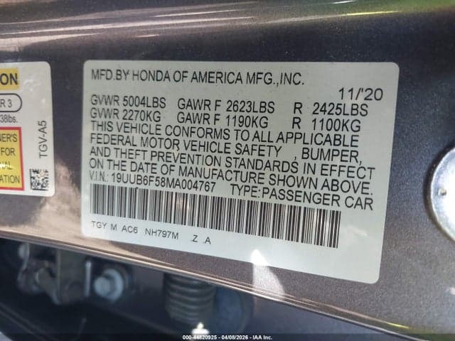 2021 ACURA TLX A-SPEC PACKAGE 9