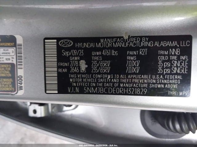 2024 HYUNDAI TUCSON SEL 9