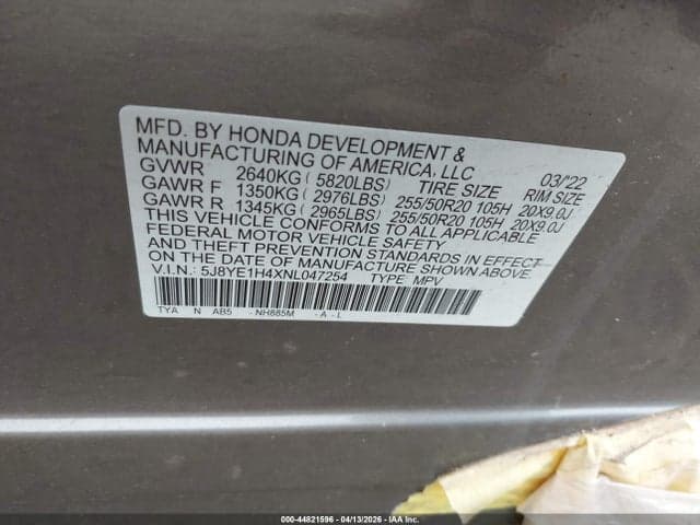 2022 ACURA MDX TECHNOLOGY PACKAGE 9