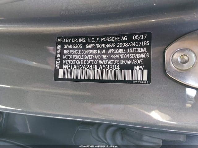 2017 PORSCHE CAYENNE S 9