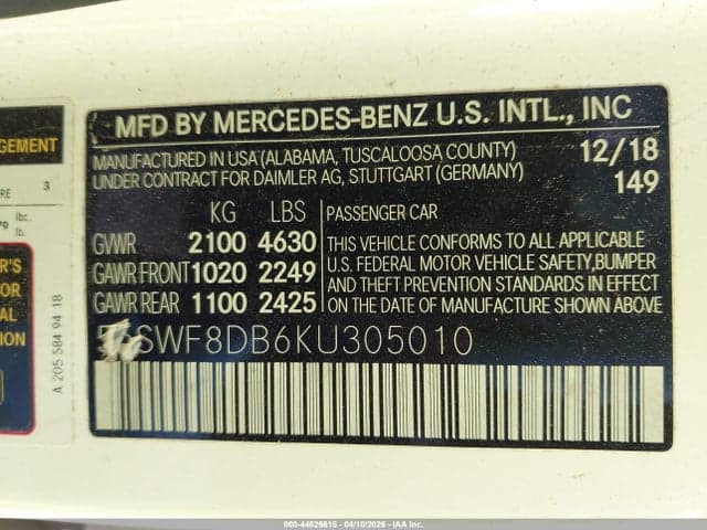 2019 MERCEDES-BENZ C 300 9