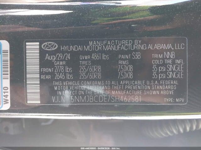 2025 HYUNDAI TUCSON SEL 9