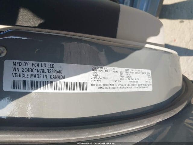 2020 CHRYSLER PACIFICA HYBRID LIMITED 9