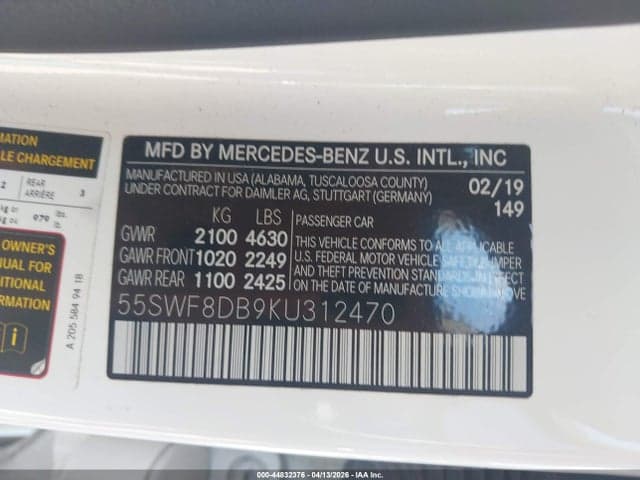 2019 MERCEDES-BENZ C 300 9