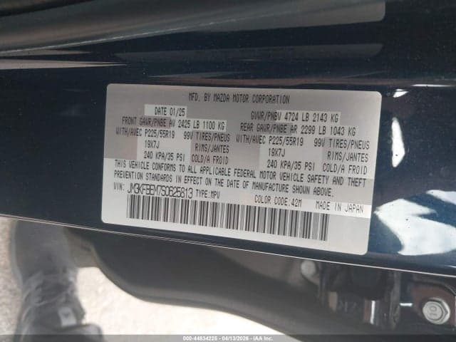 2025 MAZDA CX-5 2.5 S PREMIUM PLUS 9