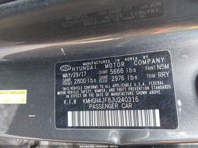 2018 GENESIS G80 5.0 9