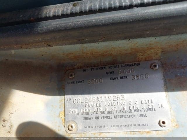 1971 CHEVROLET C20 9