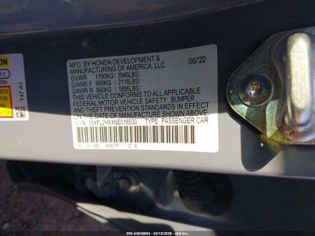 2022 HONDA CIVIC SPORT 9