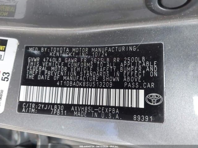 2025 TOYOTA CAMRY XSE 9