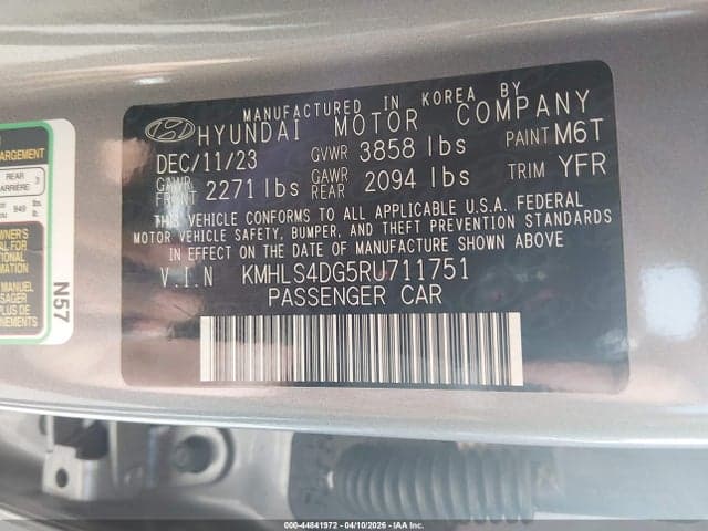 2024 HYUNDAI ELANTRA SEL 9