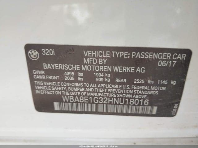 2017 BMW 320I 9