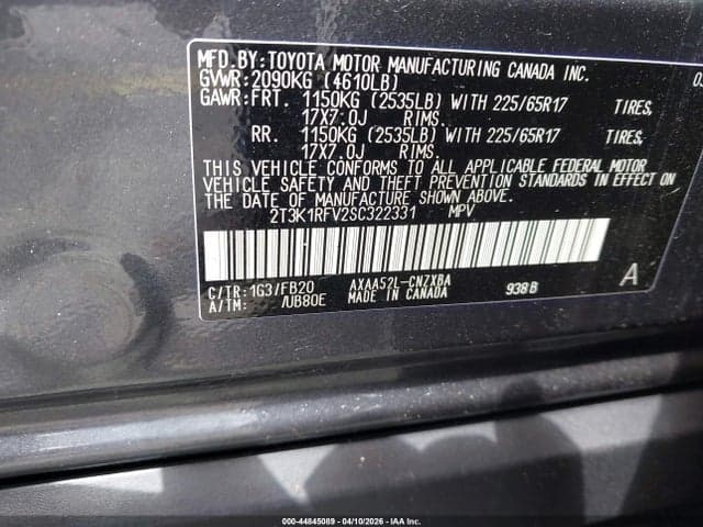 2025 TOYOTA RAV4 LE 9