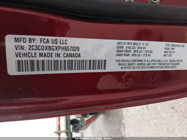 2023 DODGE CHARGER SXT 9