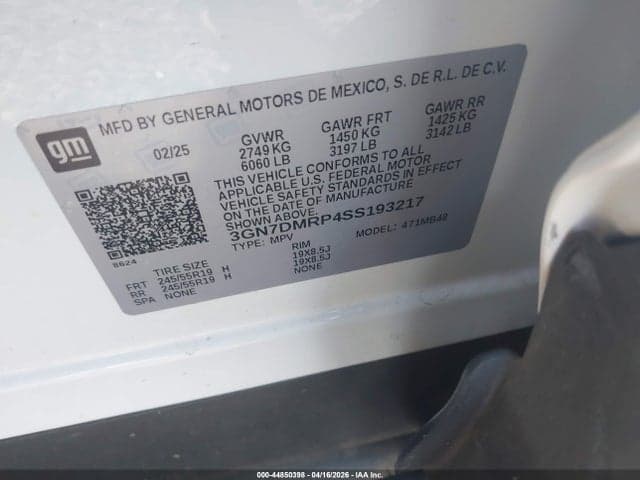 2025 CHEVROLET EQUINOX EV LT 1 9