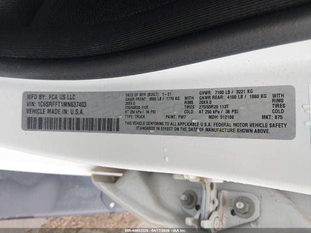 2021 RAM 1500 9