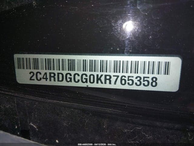 2019 DODGE GRAND CARAVAN SXT 9