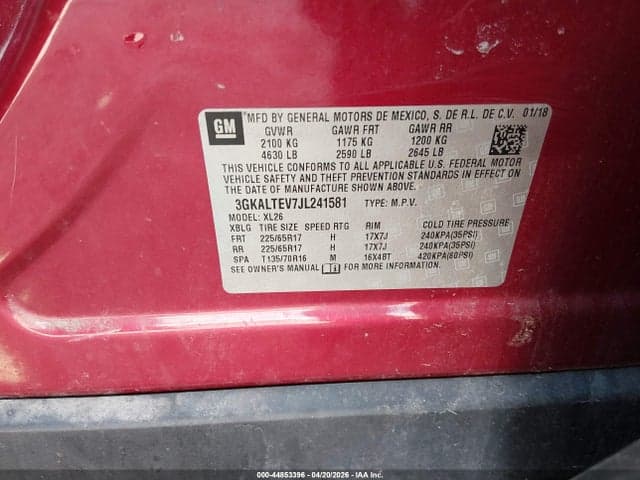 2018 GMC TERRAIN SLE 9