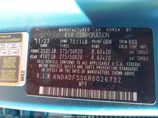 2024 KIA EV9 LAND 9